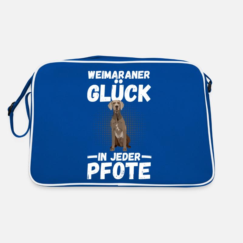 Dog Weimaraner Retro Bag