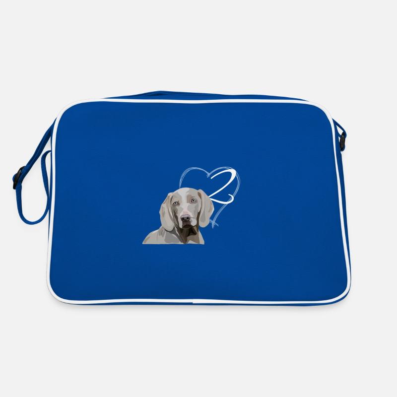 Weimaraner - 2. Geburtstag Retro Tasche