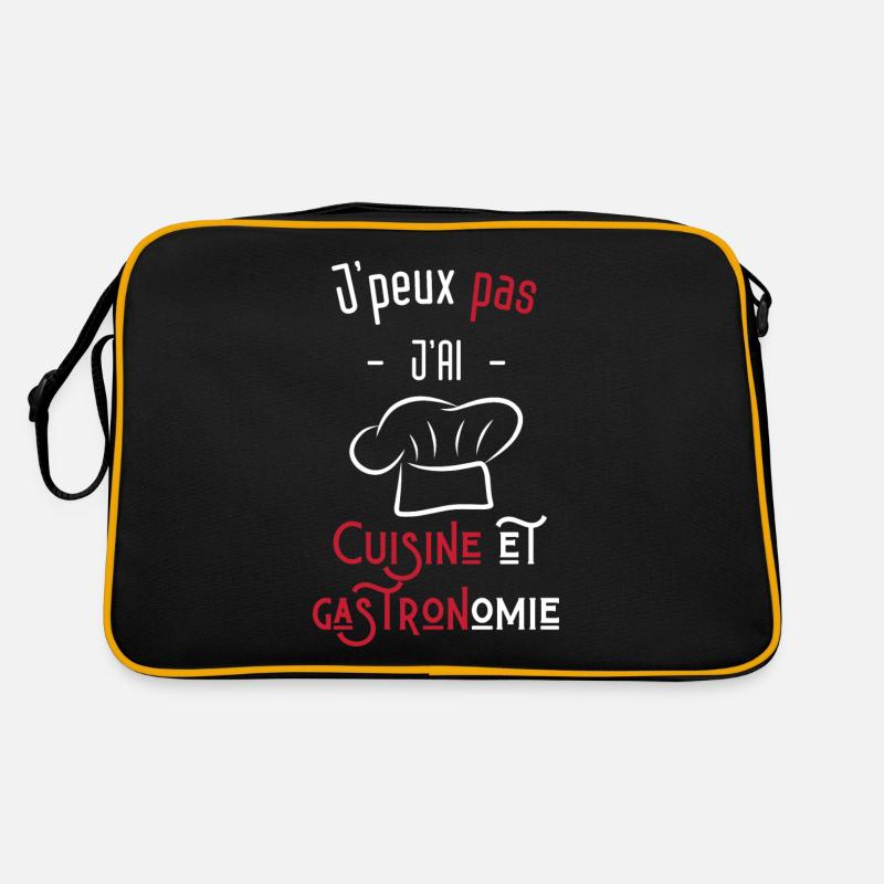 j'peux pas j'ai cuisine et gastronomie Sac Retro