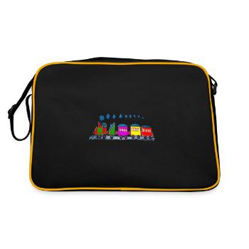 Chemin de fer, chemin de fer pour enfants - Sac Retro - noir/or - Dos