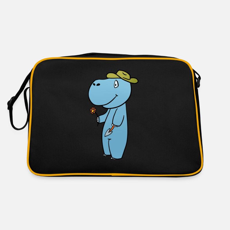 Jardin d’hippopotames Sac Retro