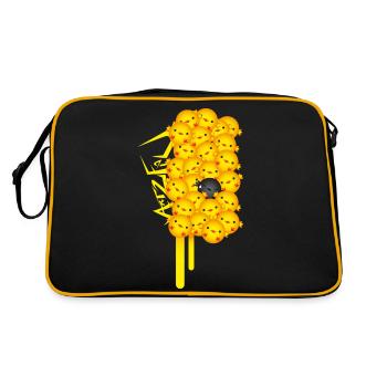 Poussins de Feu - Sac Retro - noir/or - Dos
