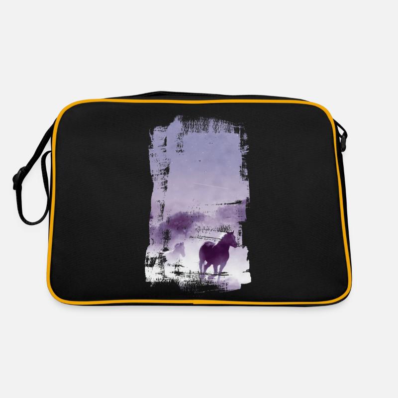 Pferde Retro Tasche