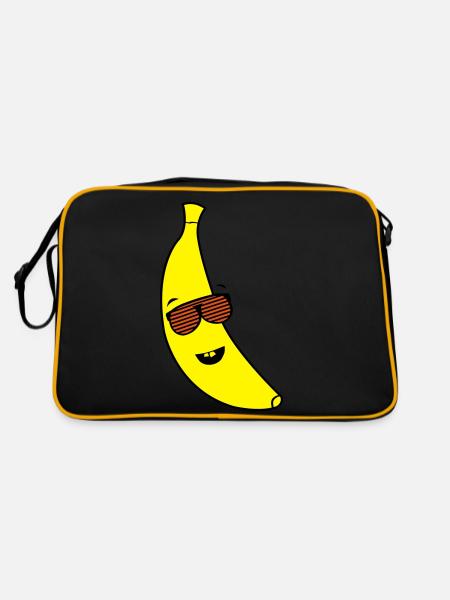 coole_banane_02 - Retro Bag - black/gold - Back