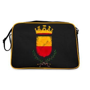 Armoiries de Naples - Sac Retro - noir/or - Dos