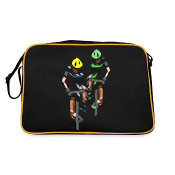 Cyclistes - Sac Retro - noir/or - Dos