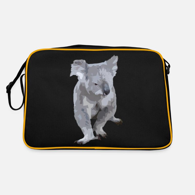 Koalatitude - Sac Retro - noir/or