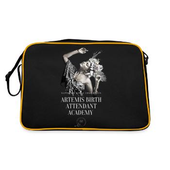 Artemis Birth Attendant Academy - Retro Bag - black/gold - Back