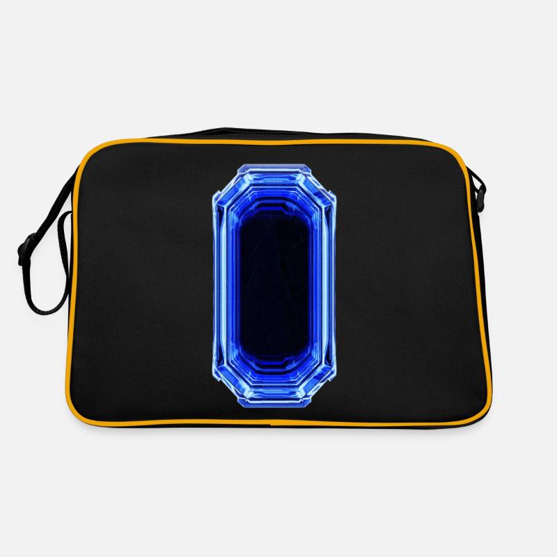 Saphirglas Retro Tasche