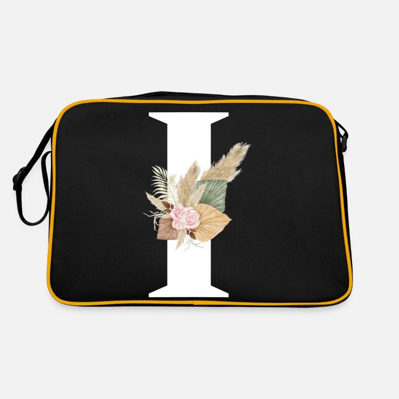 Brief Ich blühte Retro Tasche