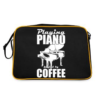 Musique pour piano - Sac Retro - noir/or - Dos