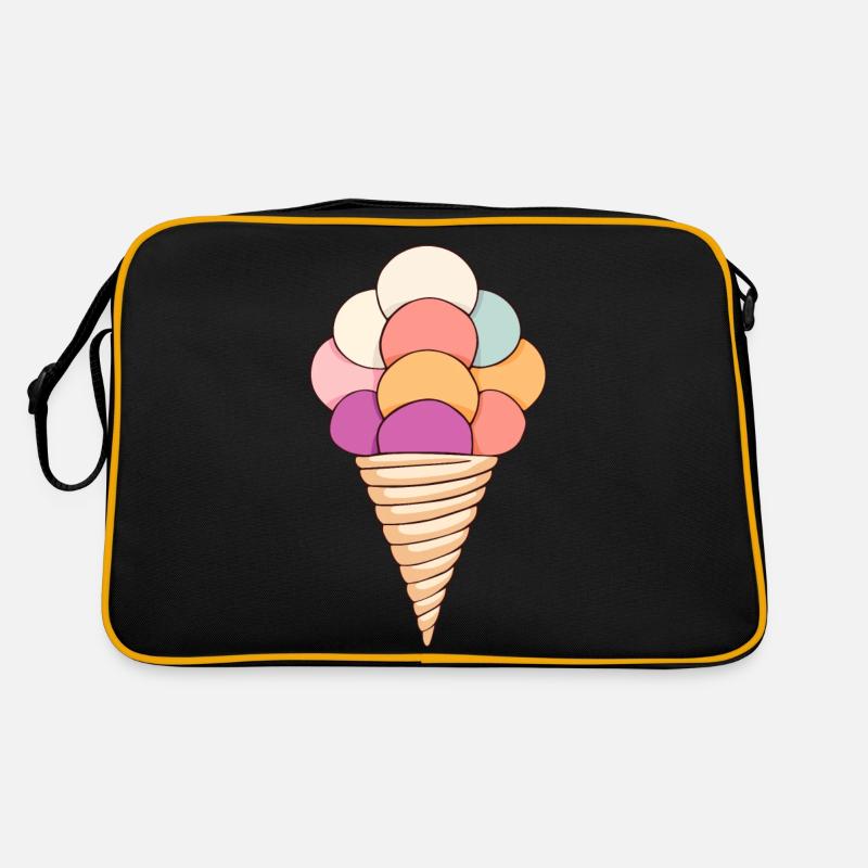Eiscreme Retro Tasche