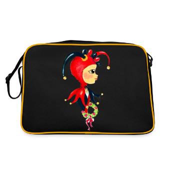 FOOL - Retro Bag - black/gold - Back