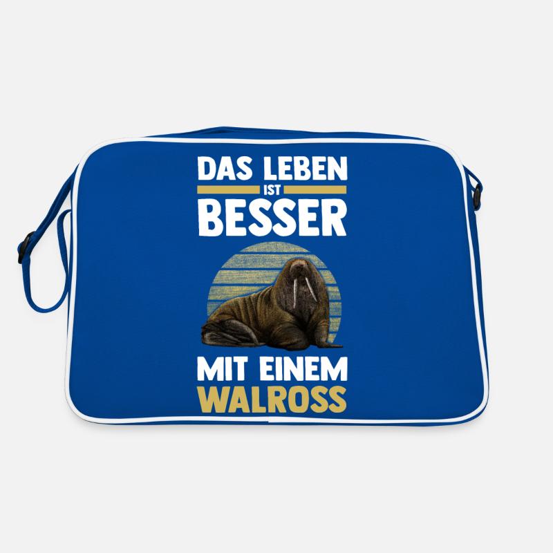 Walross Retro Tasche