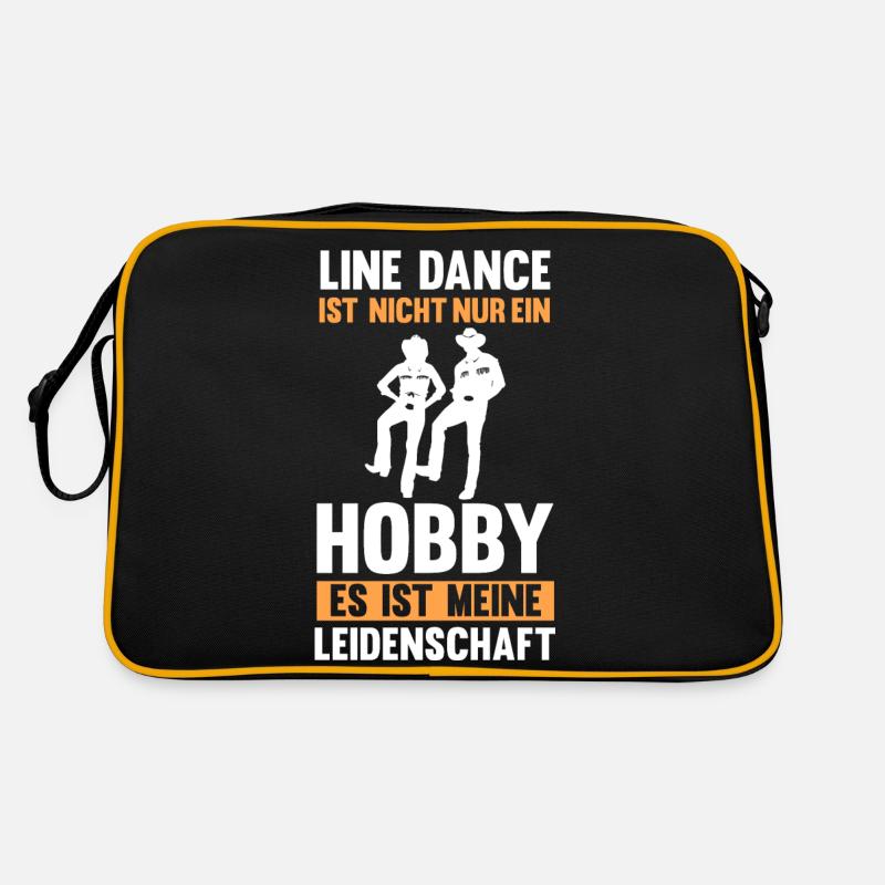 Line Dance Tänzer Retro Tasche