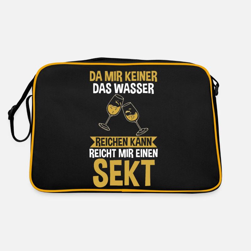 Da mir keiner das Wasser reichen kann reicht mir e Retro Tasche