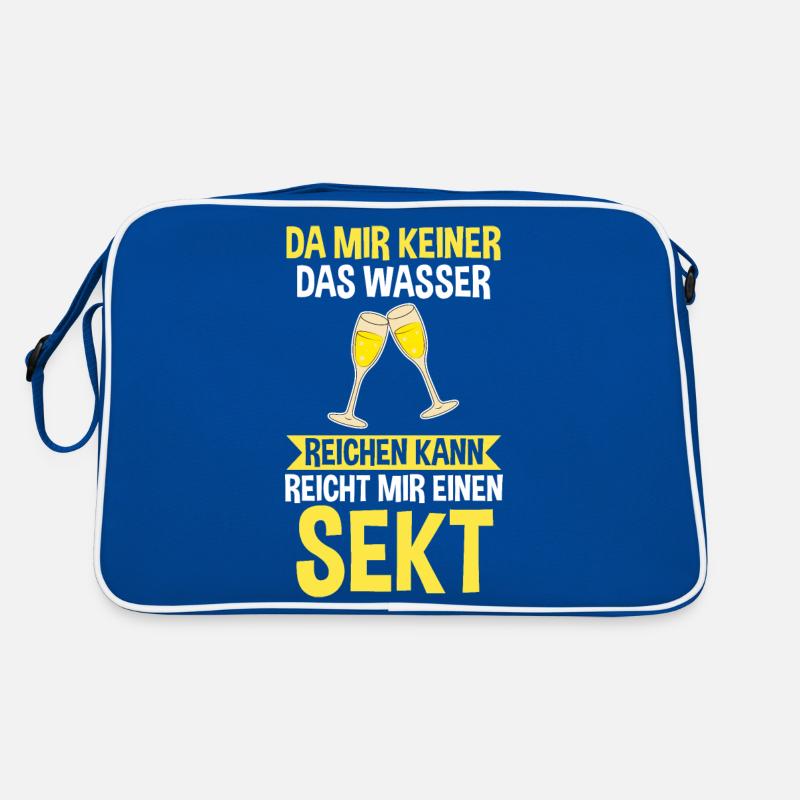 Da mir keiner das Wasser reichen kann reicht mir e Retro Tasche