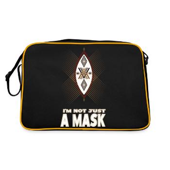 EKANG Mask - Retro Bag - black/gold - Back