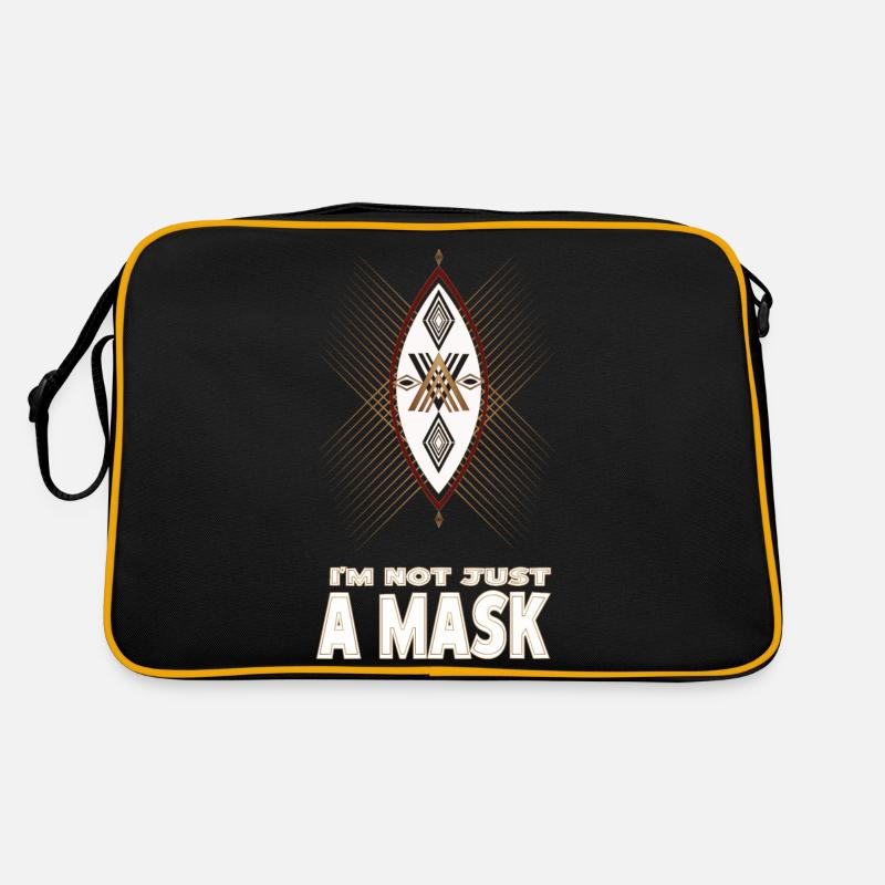 Masque EKANG - Sac Retro - noir/or