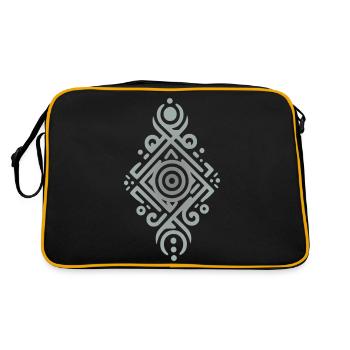 Tribal - Retro Bag - black/gold - Back