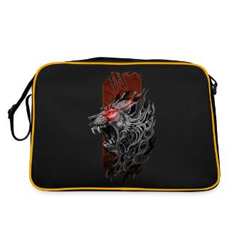 Primal Inferno: Furious Baboon Ape - Retro Bag - black/gold - Back