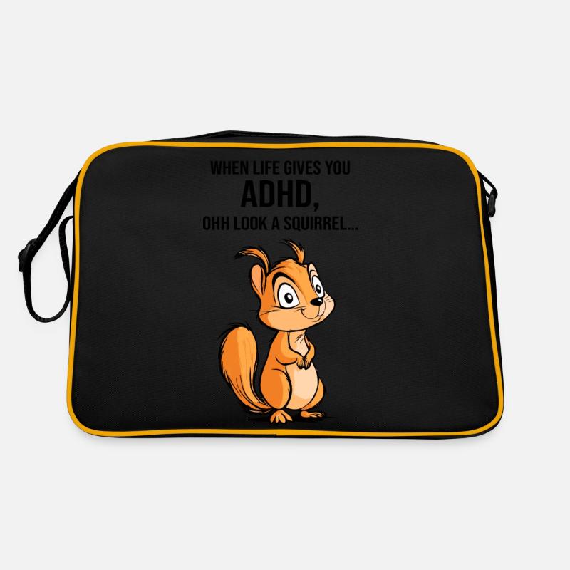 ADHS Eichhörnchen Retro Tasche