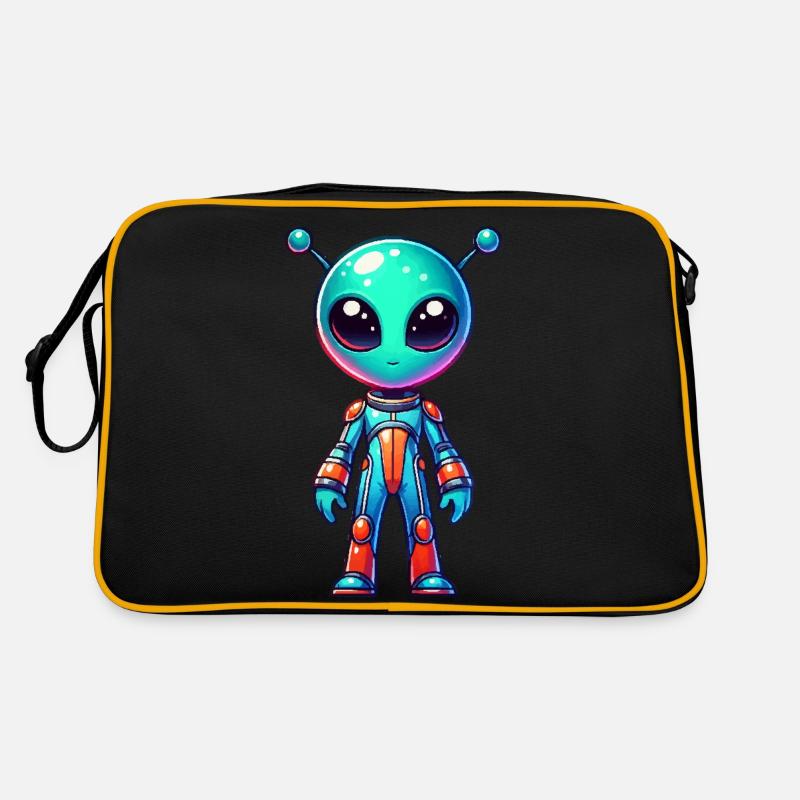 alien comic Retro Tasche