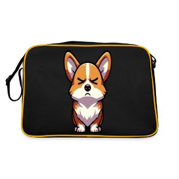Corgi Corgi Gallois Corgi Corgi Propriétaire Corgi Corgi - Sac Retro - noir/or - Dos