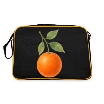 orange - Retro Bag - black/gold - Back