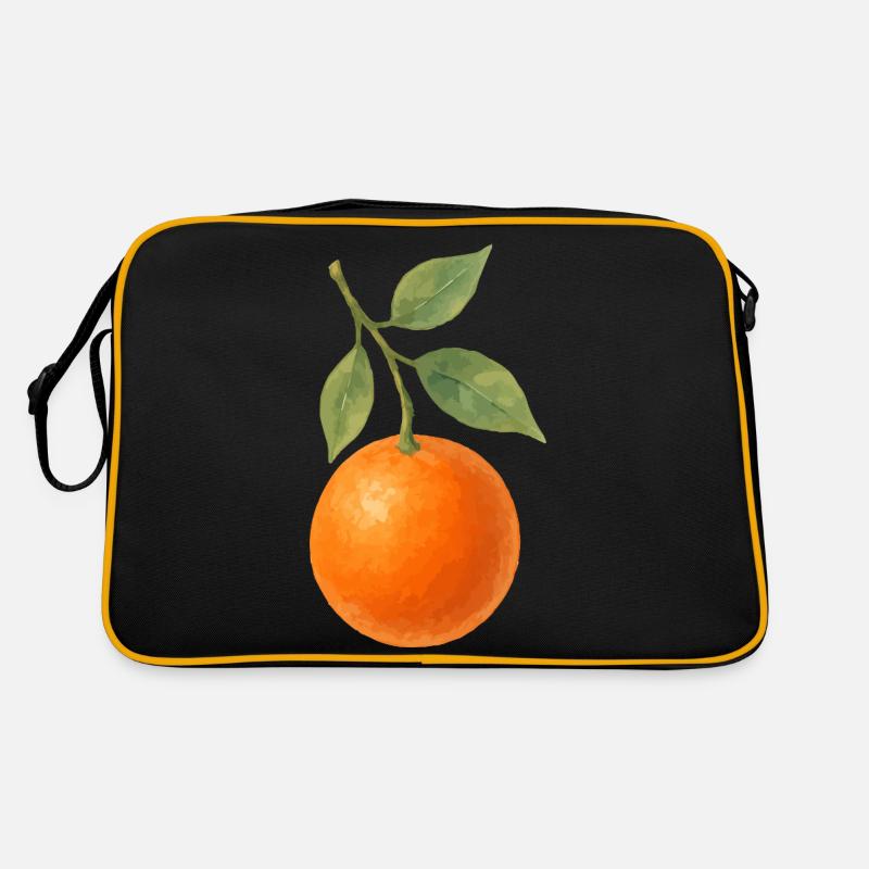 orange Retro Tasche