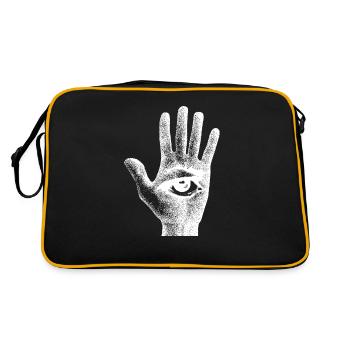 Hand Eye Seeing All - Retro Bag - black/gold - Back