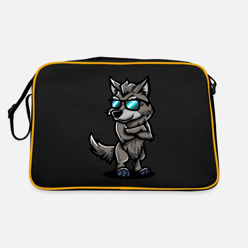 Wolf Cool Comic Retro Tasche