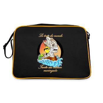 Tarte au citron meringuée - Sac Retro - noir/or - Dos