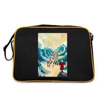 w6 Moses Moses Parting The Red Sea 3 Pieces, Digit - Retro Bag - black/gold - Back