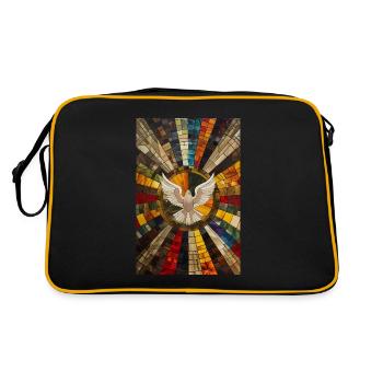 Décor chrétien tchèque animé - Sac Retro - noir/or - Dos