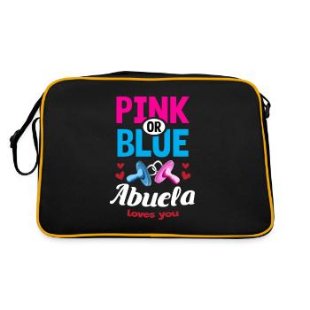 Rose ou bleu Abuela aime votre genre Révéler la fête - Sac Retro - noir/or - Dos