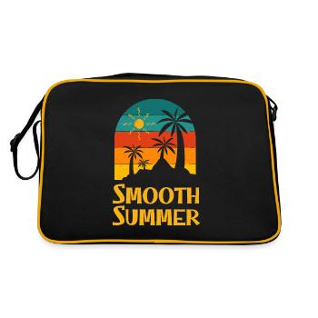 Vacances en douceur Voyage d'été Énonciations sur l'océan Drôle - Sac Retro - noir/or - Dos