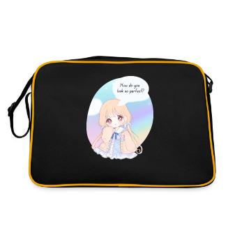 Un look parfait d'un personnage d'animé mignonne - Sac Retro - noir/or - Dos