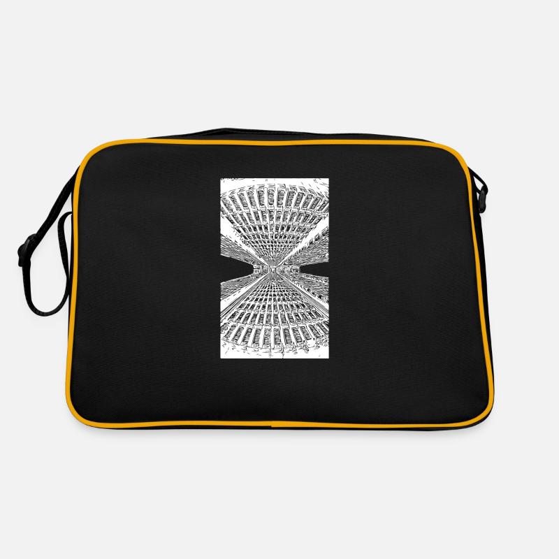 Lignes abstraites Sac Retro