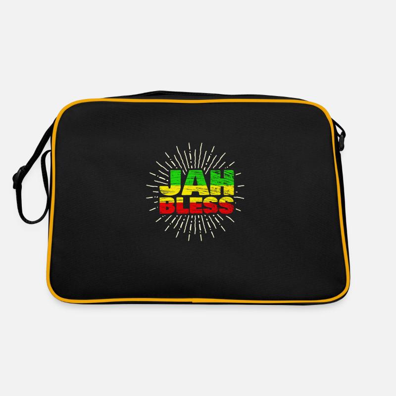 jah bless jaimca Retro Bag