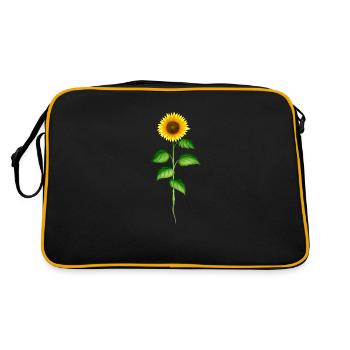 Tournesol tournesol graines de tournesol - Sac Retro - noir/or - Dos