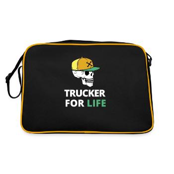 Trucker pour la vie - Sac Retro - noir/or - Dos