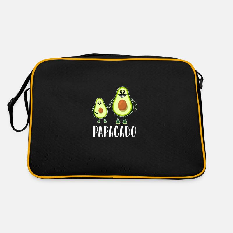 Papacado - Geburt Daddy Avocado Retro Tasche
