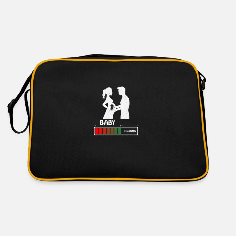 Baby loading - Geburt Daddy Papa Retro Tasche