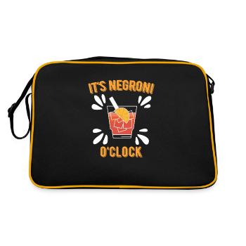 Negroni Cocktail Long Drinks Summer Alcohol Party - Retro Bag - black/gold - Back