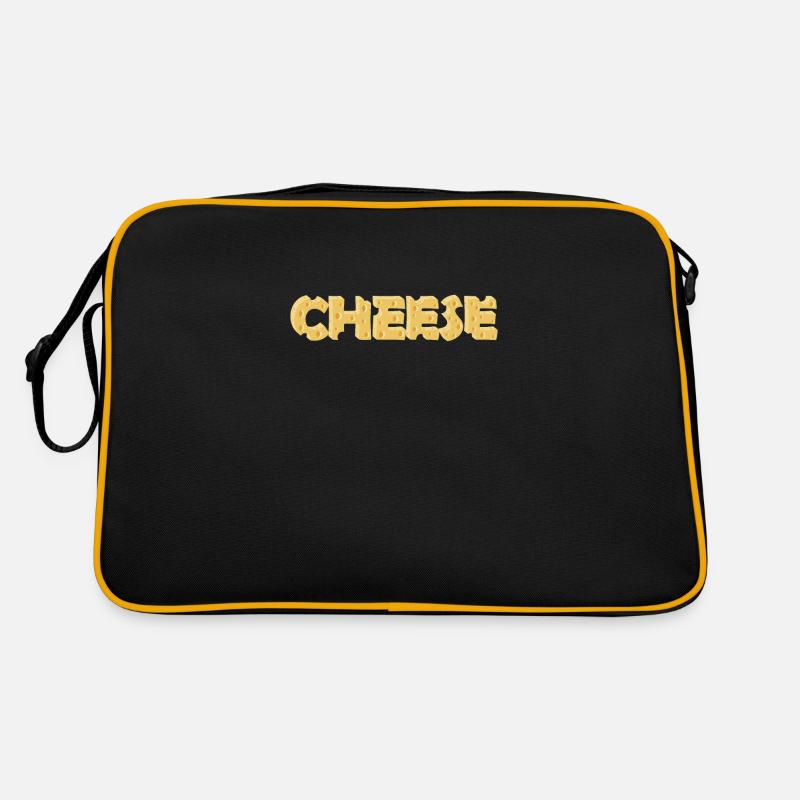 Cheddar Gouda Käse Retro Tasche