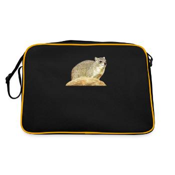 Klippschliefer - Schliefer - Wüstenschliefer - Sac Retro - noir/or - Dos