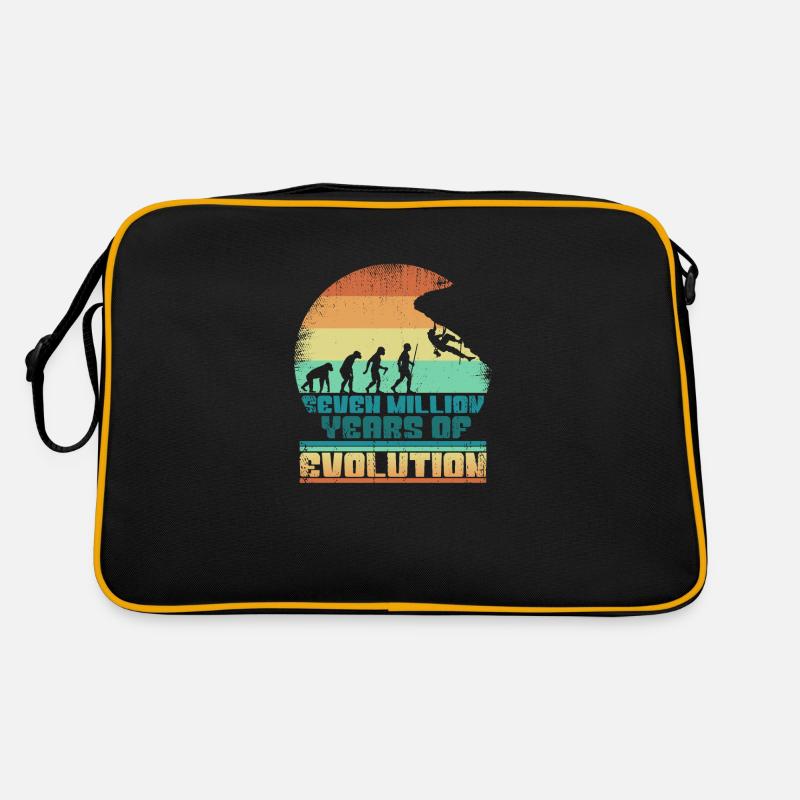 Climbers Climbing Bouldering Evolution 005-144 Retro Bag