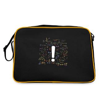 Professeur de mathématiques Professeur de mathématiques Élèves Nerds - Sac Retro - noir/or - Dos