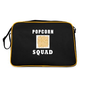 Popcorn Squad Team Manger du maïs soufflé - Sac Retro - noir/or - Dos